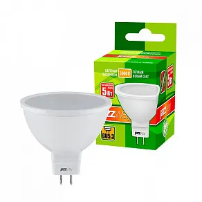 Лампа светодиодная Jazzway  GU5.3 5Вт 3000K PLED-ECO-JCDR 5W 3000K