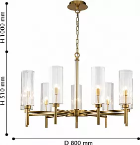 Подвесная люстра Favourite Gracilis 2648-9P