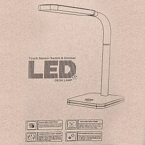 Настольная лампа офисная Reluce 01872 01872-2.7-01 BL