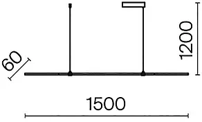 Подвесной светильник Maytoni Halo MOD005PL-L48BK