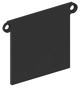 Заглушка для профиля Donel  DNCAP18519RAL9005