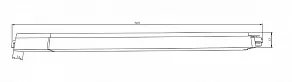Накладной светильник Maytoni Basis TR000-1-24W3K-B