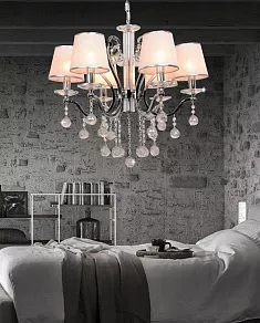 Подвесная люстра LUMINA DECO Bellisica LDP 8033-6 SL