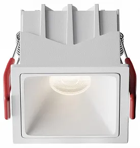 Встраиваемый светильник Maytoni Alfa LED DL043-01-10W4K-SQ-W-1