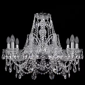 Подвесная люстра Bohemia Ivele Crystal 1411 1411/10/240/Ni