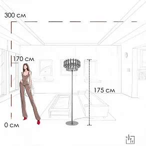 Торшер Loft it Boucle 10438F