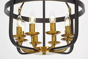 Подвесная люстра LUMINA DECO Berling LDP 8024-8 BK+MD