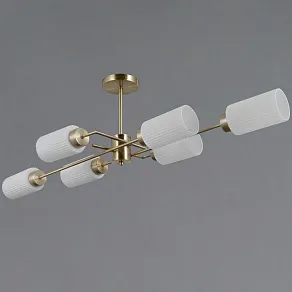 Люстра на штанге ILLUMICO NAPLES IL0737-6ASQ-25 AB NAPLES