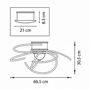 Потолочная люстра Lightstar Ciclone 748092