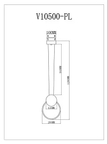 Подвесной светильник Moderli Store V10500-PL