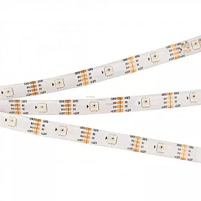 Лента светодиодная Arlight SPI-5000SE-RAM-5060-30 12V Cx1 RGB-Auto (10mm, 4.8W/m, IP65) 026461