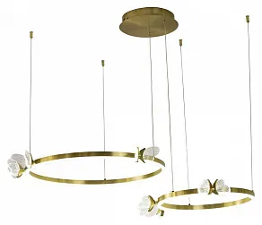 Подвесная люстра AM-Group MARIPOSA MARIPOSA SPD400+600 POLISHED GOLD