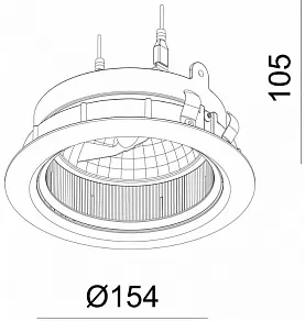 Встраиваемый светильник Deko-Light Tura 850104