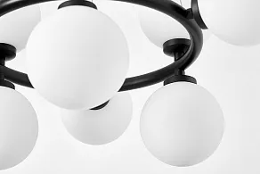 Подвесная люстра LUMINA DECO MARSIADA LDP 6033-9 BK