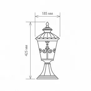 Наземный низкий светильник Elektrostandard Diadema a028002