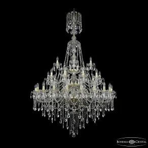 Подвесная люстра Bohemia Ivele Crystal 1415 1415/20+10+5/400/XL-180/3d G