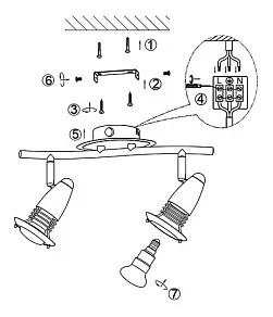 Бра Globo Bianka 54381-2