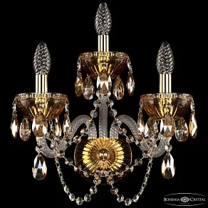 Бра Bohemia Ivele Crystal 5402 5402B/2+1/165 G Amber/M-1G K721