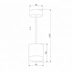 Подвесной светильник Elektrostandard Onde a064202