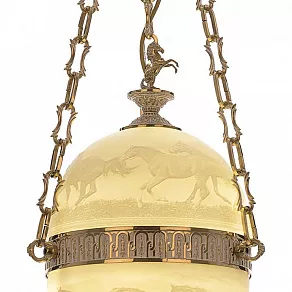 Подвесной светильник Bohemia Ivele Crystal 7100 71000P/25 GW Horse Y8 FH1S