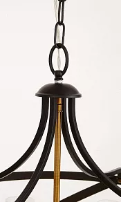 Подвесная люстра LUMINA DECO Astila LDP 1242-6 BK+MD