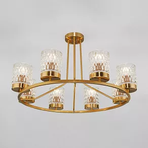 Люстра на штанге Eurosvet Calle 60127/8 латунь