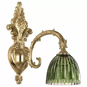 Бра Bohemia Ivele Crystal 7109 7109B15/1/210 G P1 D Clear-Green/H-1K