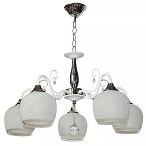 Подвесная люстра Imex MD.0655 MD.0655-5-P CH+WH