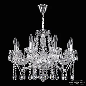Подвесная люстра Bohemia Ivele Crystal 5413 5413/8/200 Ni Clear/M-1H