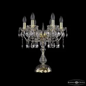 Настольная лампа декоративная Bohemia Ivele Crystal 1413 1413L/6/141-47 G