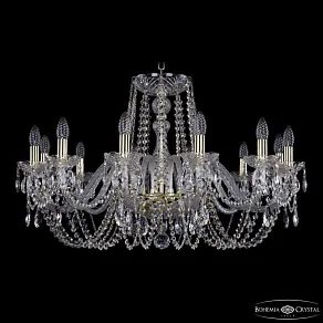 Подвесная люстра Bohemia Ivele Crystal 1402 1402/12/300 G