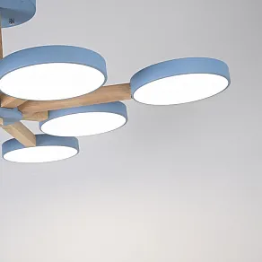 Люстра на штанге Imperiumloft TURNA Blue TURNA-B01