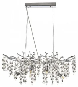 Подвесная люстра Arte Milano Веточка 230210.700.6.E14.H3 CB Clear-Smoky