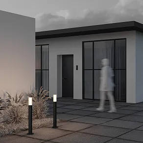 Наземный низкий светильник Maytoni Willis O418FL-01B1