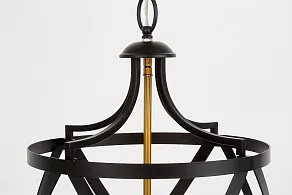 Подвесная люстра LUMINA DECO Astila LDP 1242-3 BK+MD