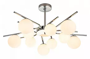Люстра на штанге Escada Sphere 642/10P Silver