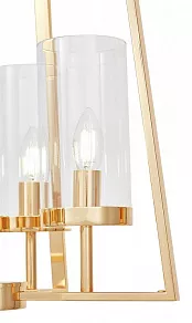 Подвесная люстра LUMINA DECO Fedi LDP 1247-4 F.GD