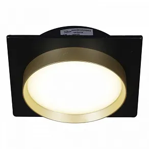 Встраиваемый светильник Reluce 53005 53005-9.0-001LD GX53 BK+GD