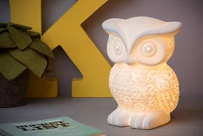 Настольная лампа декоративная Lucide Owl 13505/01/31