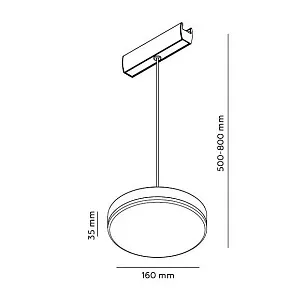Подвесной светильник CORDINI CRD-S CRD-S-0032-B