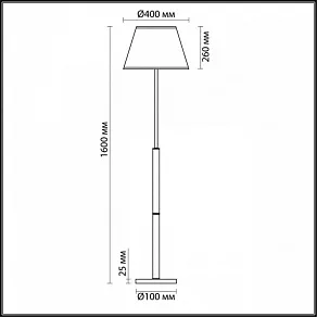 Торшер Lumion Robin 3703/1F