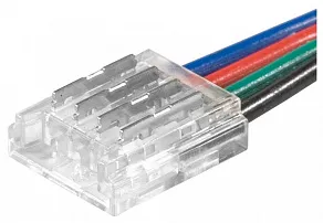 Соединитель лент линейный жесткий ELFLED STD Conn-4p/w-SMD-10mm