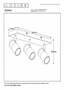 Спот Lucide Gorik 2767/12/31