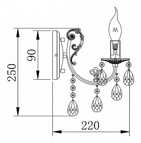 Бра Maytoni Palla ARM368-01-W