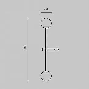 Бра Maytoni Touch MOD285WL-L10BS3K