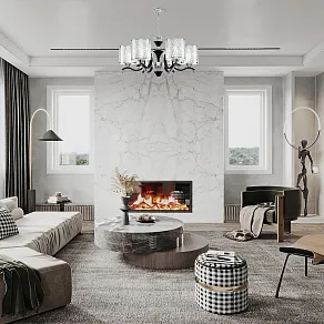 Подвесная люстра Arte Milano Florentia-6787 306787/6 Bk/Ni