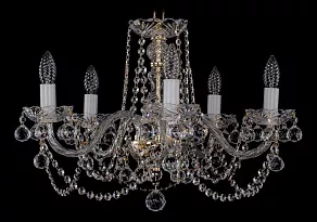 Подвесная люстра Bohemia Ivele Crystal 1402 1402/5/195/G/Balls