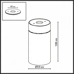 Накладной светильник Odeon Light HIGHTECH 7133/7CL