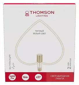 Лампа светодиодная Thomson Deco Triangle E27 16Вт 2700K TH-B2412
