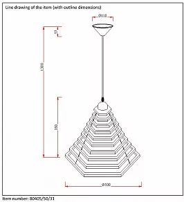 Подвесной светильник Lucide Tora 08405/50/31